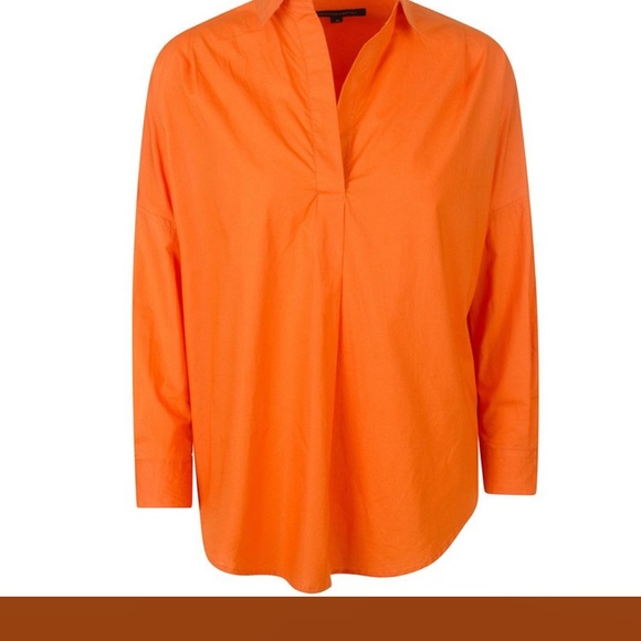 French Connection Rhodes Poplin Shirt. Size Large. - Picture 3 of 9